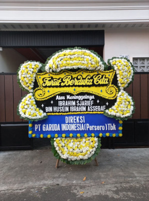 Papan Bunga Duka di Gaung Anak Serka
